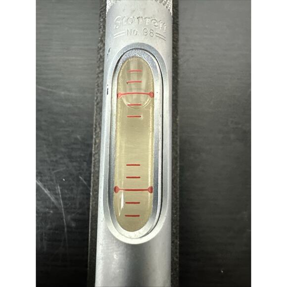 VTG‎ Starrett 8" Level No 98-8 Precision Machinist Cast Iron Level USA - Picture 5 of 8